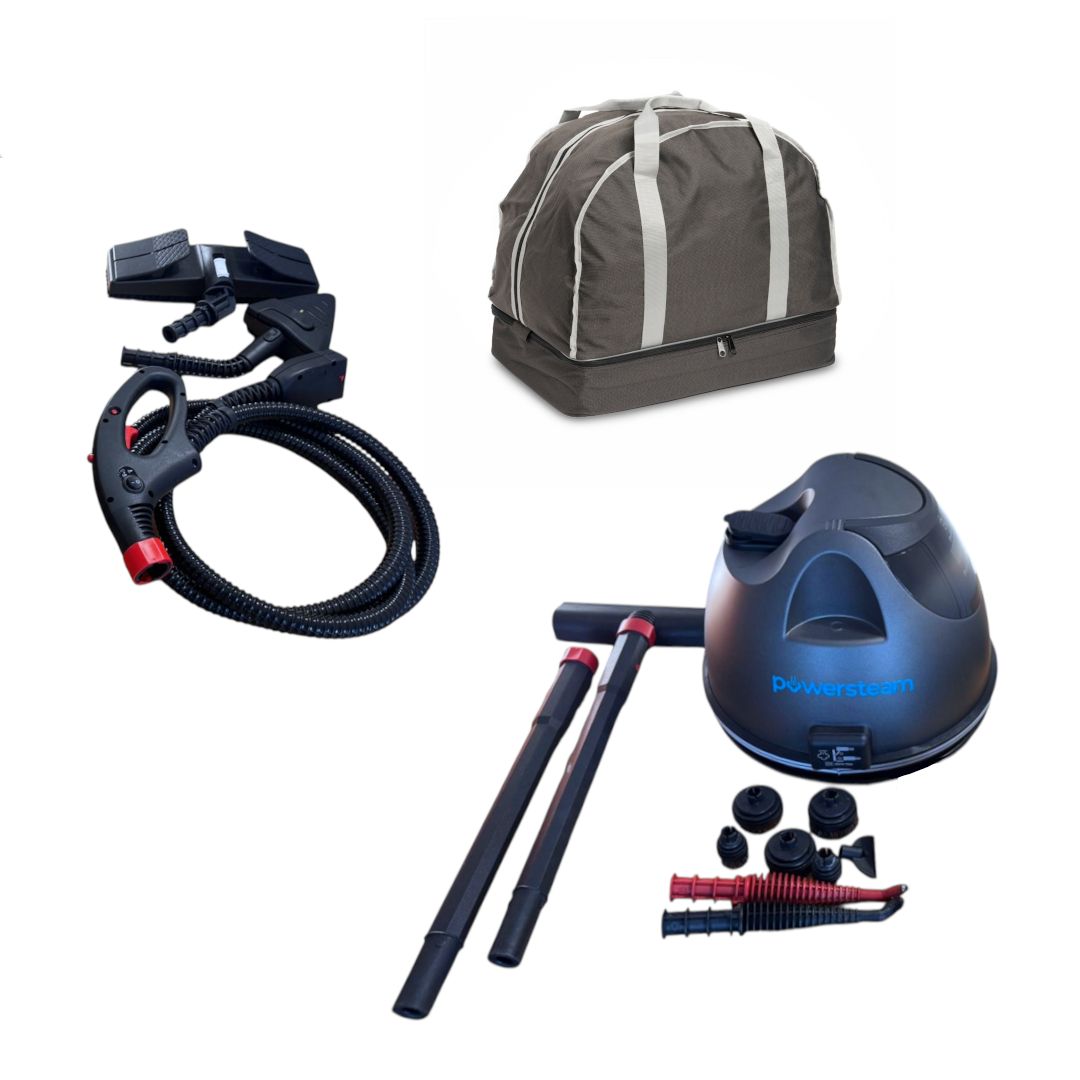 POWERSTEAM Systemreiniger Classic – Hochleistungs-Dampfreiniger mit vielseitigem Zubehör.